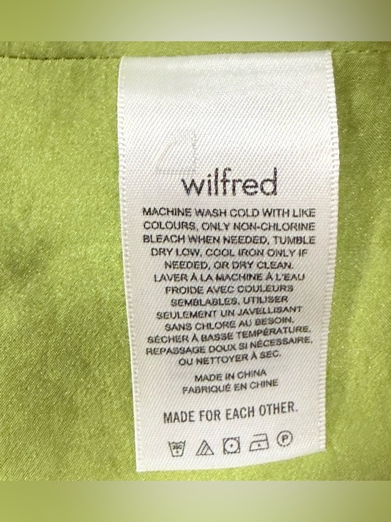 Aritzia Wilfred Verso Cropped Ruched Camisole Green Size XS - Picture 5 of 6